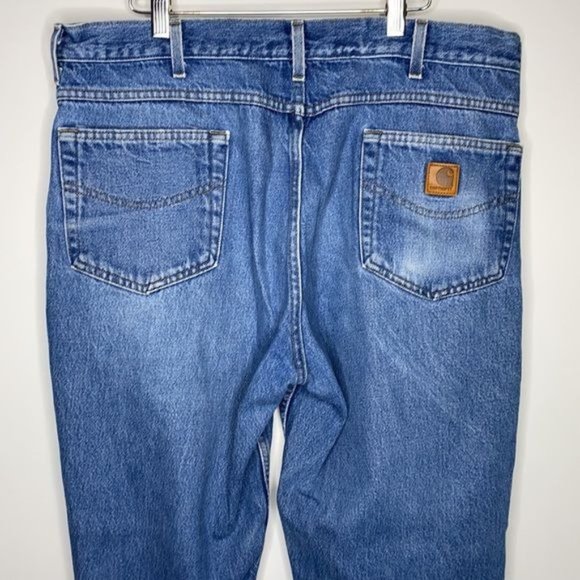 Vintage Carhartt Straight Leg Faded Jeans: Size 40 x 32 - Picture 4 of 8